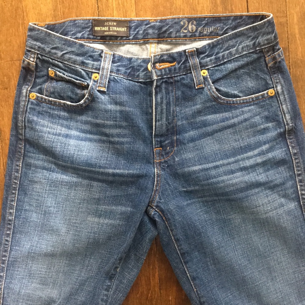 J. Crew vintage straight jeans